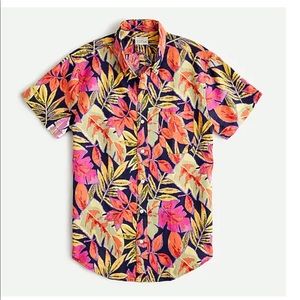 Vintage Jcrew linen Hawaiian shirt XLT